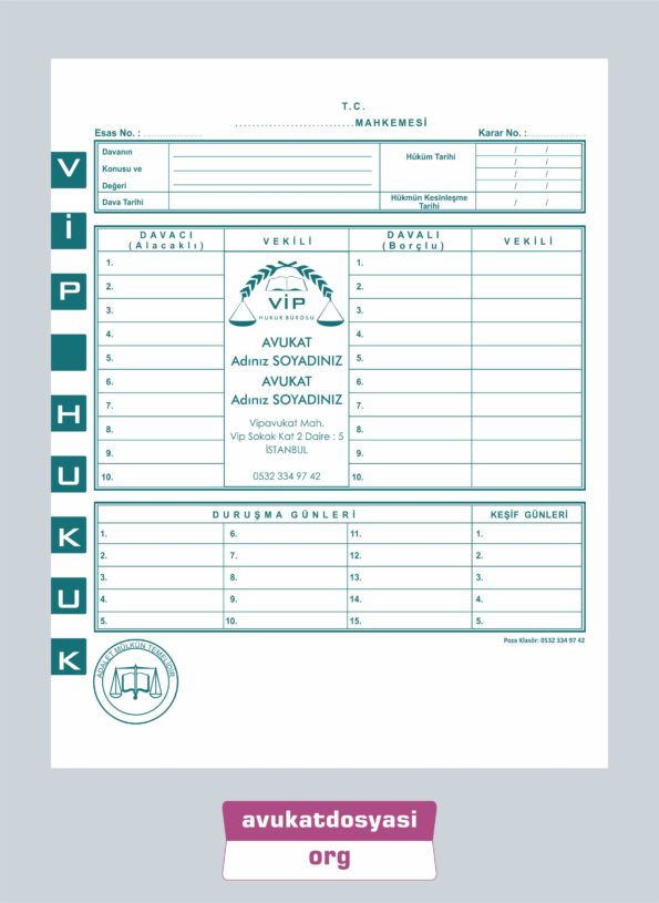 Avukat İcra Dosyası 68
