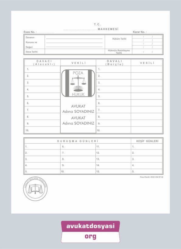 Avukat İcra Dosyası 78