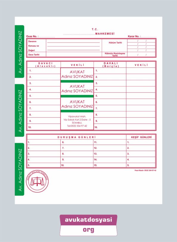 Avukat İcra Dosyası 82