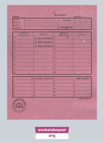 avukat dosyası